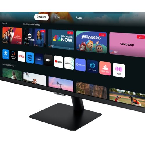 SAMSUNG LS27DM500EUXEN SMART moniteur TV –  27″ – 1920 x 1080 Full HD @ 60 Hz – VA – 250 cd/m² – 3000:1 – HDR10 – 4ms – 2xHDMI- HP