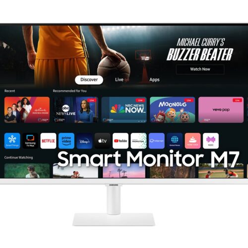 SAMSUNG LS32DM703UUXEN 32p UHD VA 60Hz Smart Monitor M7 7ms White HDMI