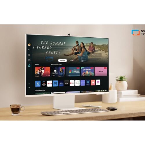 SAMSUNG LS32DM801UUXEN 32p UHD VA 60Hz Smart Monitor M8 4ms White HDMI