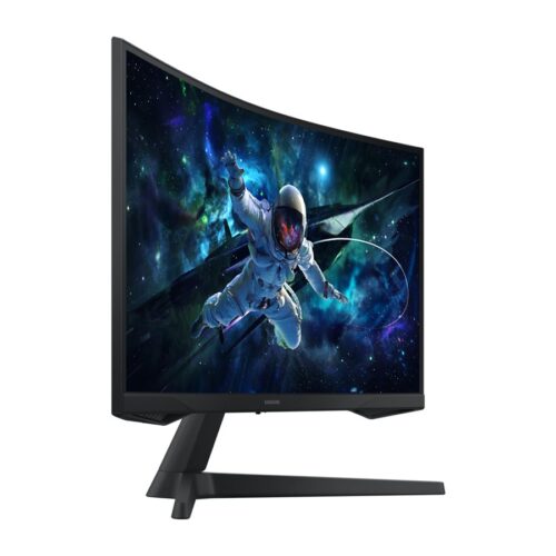 SAMSUNG ODYSSEY G5 – LS27CG552 27p 165hz – Ecran gaming incurvé – WQHD 2560×1440 – VA – 1ms -HDR10 – 300cd/m² – 2500 : 1 – HDMI – DP
