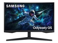 SAMSUNG ODYSSEY G5 – LS27CG552 27p 165hz – Ecran gaming incurvé – WQHD 2560×1440 – VA – 1ms -HDR10 – 300cd/m² – 2500 : 1 – HDMI – DP