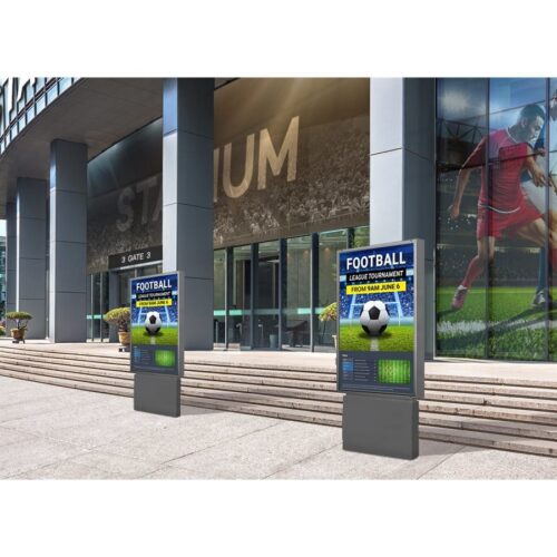 SAMSUNG OH24B Outdoor LCD 24p FHD 16:9 IP56 rated display kit with protection glass 1500nits 2xUSB 2.0 RJ45 HDMI