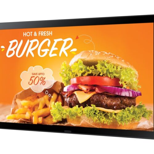 SAMSUNG OH24B Outdoor LCD 24p FHD 16:9 IP56 rated display kit with protection glass 1500nits 2xUSB 2.0 RJ45 HDMI