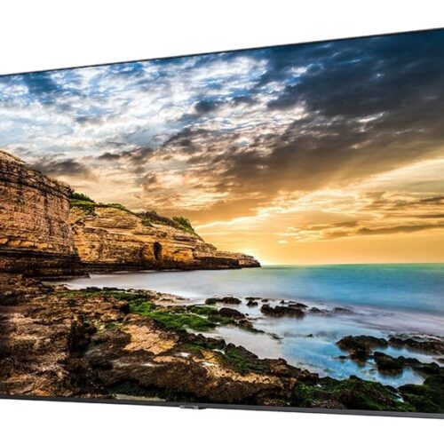 SAMSUNG QE55T 55p UHD/4K 16:9 LED 300nits Speakers 2x10W 2xHDMI 2.0 RS232 in USB 2.0 Ethernet Landscape only VESA 200×200
