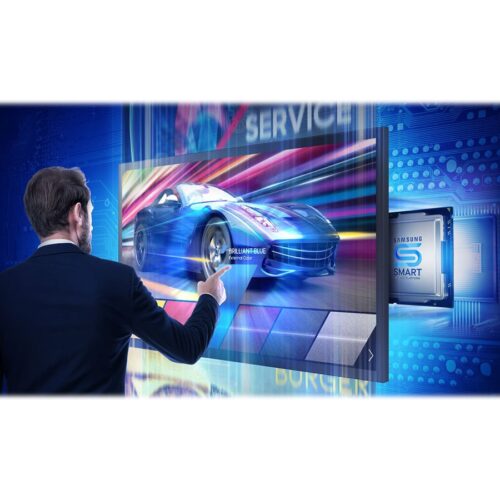 SAMSUNG QM55B-T 55p Wide 16:9 All-in-one Capacitive Touch 400nits 2x10W speakers HDMI USB WiFi VESA