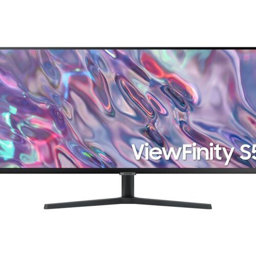 SAMSUNG S34C500GAU Ecran 34 »- – 3440 x 1440 UWQHD @ 100 Hz – VA – 300 cd/m² – 3000:1 – HDR10 – 5 ms – 2xHDMI, DisplayPort – noir