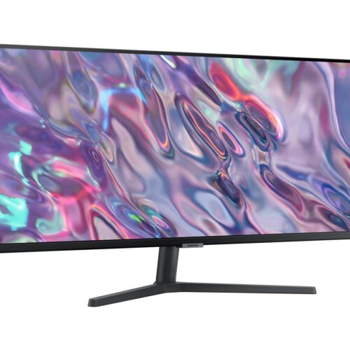 SAMSUNG S34C500GAU Ecran 34 »- – 3440 x 1440 UWQHD @ 100 Hz – VA – 300 cd/m² – 3000:1 – HDR10 – 5 ms – 2xHDMI, DisplayPort – noir