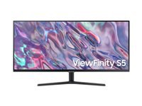 SAMSUNG S34C500GAU Ecran 34 »- – 3440 x 1440 UWQHD @ 100 Hz – VA – 300 cd/m² – 3000:1 – HDR10 – 5 ms – 2xHDMI, DisplayPort – noir
