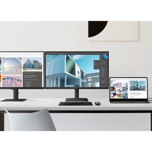 SAMSUNG ViewFinity S24D600UAU – écran LED – USB-C- 24p 2560 x 1440 QHD 100 Hz – IPS – 350 cd/m² – HDMI – DP LAN