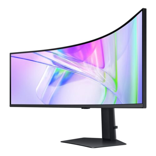 SAMSUNG ViewFinity S95UC 49p 32:9 – DWQHD 5120×1440 – 120Hz – VA 4ms – Incurvé – 350cd/m2 – Enceintes – USB-C 1 90W Cable USB-C/DP