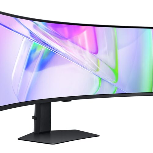 SAMSUNG ViewFinity S95UC 49p 32:9 – DWQHD 5120×1440 – 120Hz – VA 4ms – Incurvé – 350cd/m2 – Enceintes – USB-C 1 90W Cable USB-C/DP