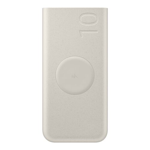 SAMSUNG Wireless External Battery 25W 10000mAh recycled materials Beige