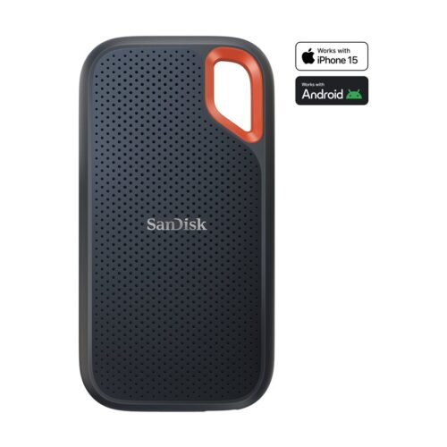 SANDISK Extreme 8To Portable SSD up to 1050Mo/s Read and 1000Mo/s Write Speeds USB 3.2 Gen 2 2-meter drop protection and IP55