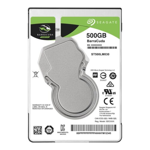 SEAGATE Barracuda Pro 500GB HDD SATA 6Gb/s 7200rpm 6.4cm 2.5inch 128Mb cache BLK