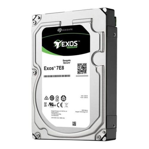 SEAGATE EXOS 7E8 Enterprise Capacity 8To HDD 7200rpm SATA 12Go/s 256Mo cache 3.5p 24×7 512Native Secure BLK