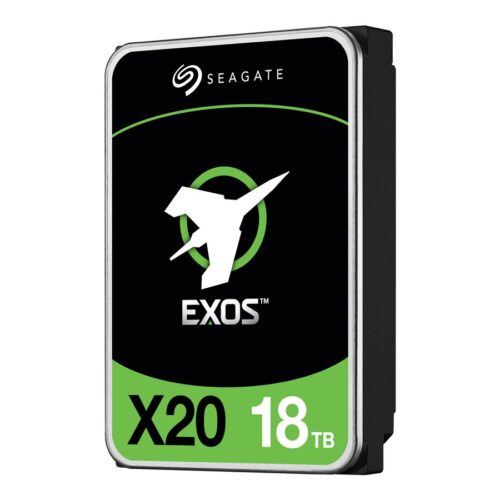 SEAGATE Exos X20 18To HDD SAS 12Gb/s 7200RPM 256Mo cache 3.5p 24×7 512e/4KN Standard