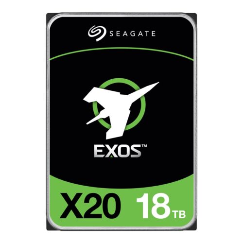 SEAGATE Exos X20 18To HDD SATA 6Gb/s 7200RPM 256Mo cache 3.5p 512e/4KN Standard