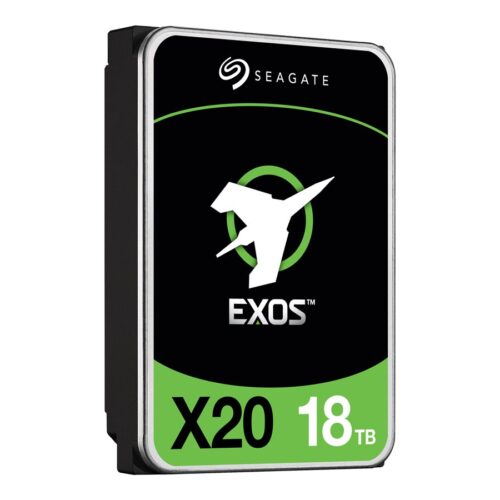 SEAGATE Exos X20 18To HDD SATA 6Gb/s 7200RPM 256Mo cache 3.5p 512e/4KN Standard