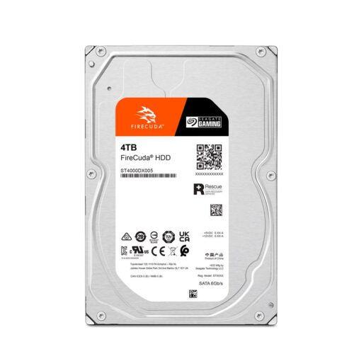 SEAGATE FireCuda Gaming HDD 4To HDD SATA 6Gb/s 7200RPM 256Mo cache 3.5p