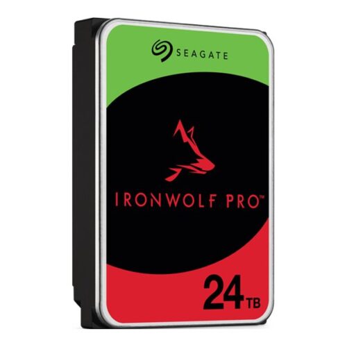 SEAGATE Ironwolf PRO Enterprise NAS HDD 24To 7200tpm 6Gb/s SATA 256Mo cache 8.9cm 3.5p 24×7 for NAS RAID Rackmount systems BL