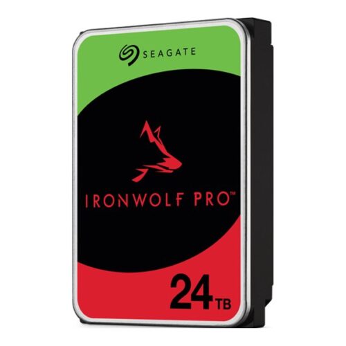 SEAGATE Ironwolf PRO Enterprise NAS HDD 24To 7200tpm 6Gb/s SATA 256Mo cache 8.9cm 3.5p 24×7 for NAS RAID Rackmount systems BL