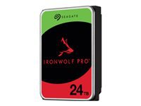 SEAGATE Ironwolf PRO Enterprise NAS HDD 24To 7200tpm 6Gb/s SATA 256Mo cache 8.9cm 3.5p 24×7 for NAS RAID Rackmount systems BL
