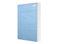SEAGATE One Touch 2To External HDD with Password Protection Light Blue