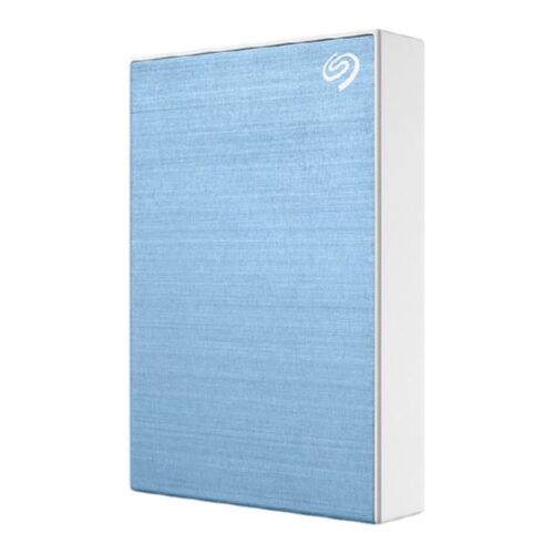 SEAGATE One Touch 5To External HDD with Password Protection Light Blue