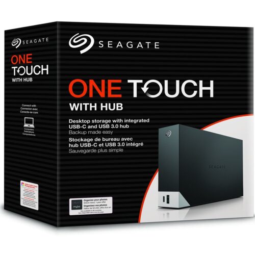 SEAGATE One Touch Desktop HUB 20To USB-C USB 3.0 compatible with Windows/Mac