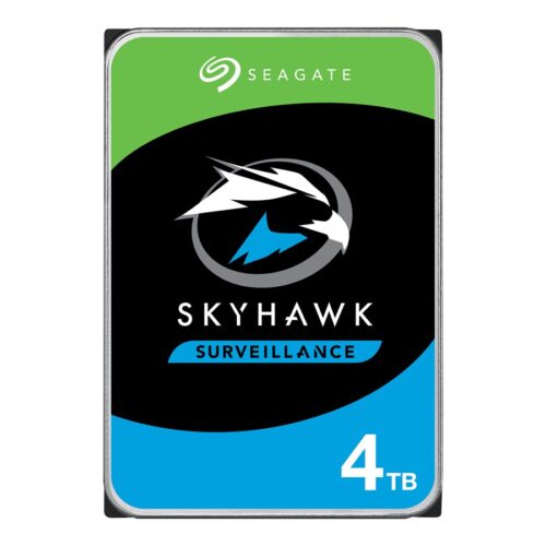 SEAGATE Surv. Skyhawk 4To HDD CMR 5400rpm SATA serial ATA 6Gb/s 256MB cache 3.5p 24×7 workloads BLK