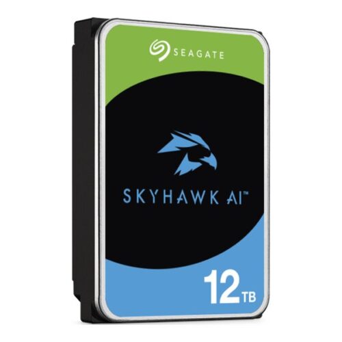 SEAGATE Surveillance Video Optimized AI Skyhawk 12To HDD SATA 6Gb/s 512Mo cache 3.5p CMR Helium