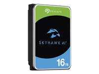 SEAGATE Surveillance Video Optimized AI Skyhawk 16To HDD SATA 6Gb/s 512Mo cache 3.5p CMR Helium
