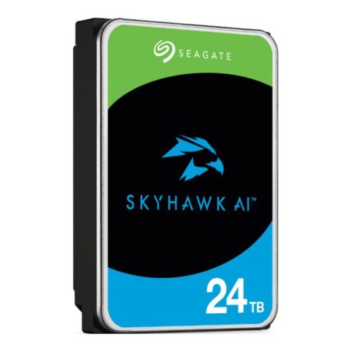 SEAGATE Surveillance Video Optimized AI Skyhawk 24To HDD SATA 6Gb/s 512Mo cache 3.5p CMR Helium