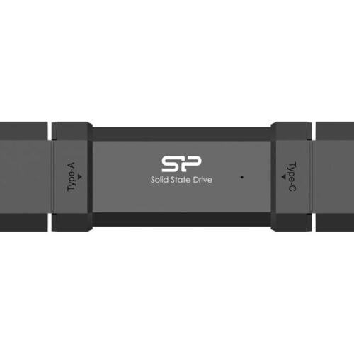SILICON POWER DS72 500Go USB-A USB-C 1050/850 Mo/s External SSD Black