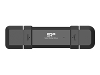 SILICON POWER DS72 500Go USB-A USB-C 1050/850 Mo/s External SSD Black