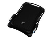 SILICON POWER External HDD Armor A30 1To 2.5p USB 3.2 Anti-shock Black MIL-STD 810F Method 516.5 Procedure IV LED light