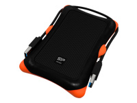 SILICON POWER External HDD Armor A30 2.5p 1To USB 3.0 Anti-shock Black