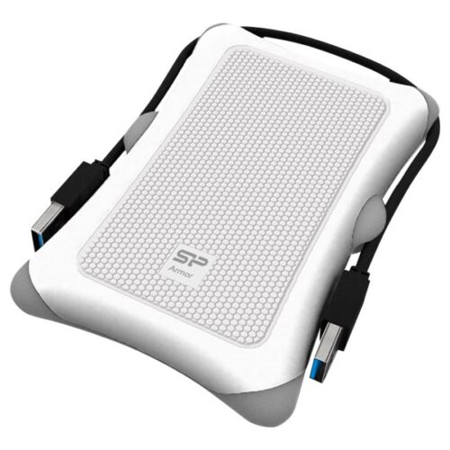 SILICON POWER External HDD Armor A30 2.5p 1To USB 3.0 Anti-shock White