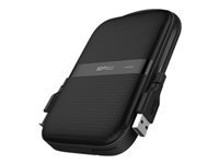 SILICON POWER External HDD Armor A60 4To 2.5p USB 3.2 Black Shockproof MIL-STD 810G Method 516.6 Procedure IV Water-resistant