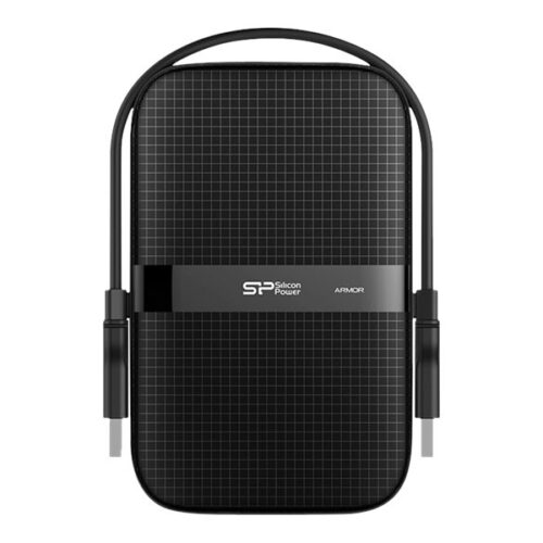 SILICON POWER External HDD Armor A60 5To 2.5p USB 3.2 Black Shockproof MIL-STD 810G Method 516.6 Procedure IV Water-resistant