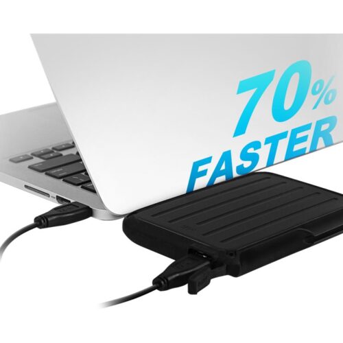 SILICON POWER External HDD Armor A66 2.5p 1To USB 3.2 IPX4 Black