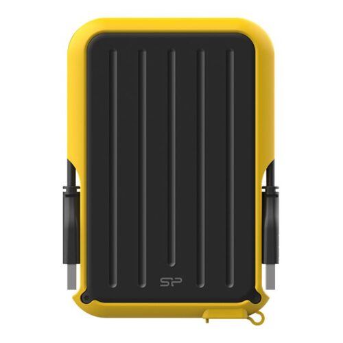 SILICON POWER External HDD Armor A66 2.5p 2To USB 3.2 IPX4 Yellow