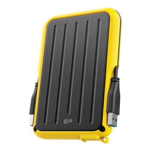 SILICON POWER External HDD Armor A66 2.5p 2To USB 3.2 IPX4 Yellow