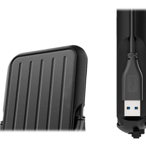 SILICON POWER External HDD Armor A66 2.5p 4To USB 3.2 IPX4 Black
