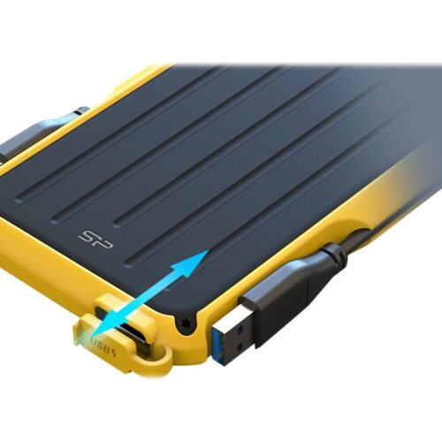 SILICON POWER External HDD Armor A66 2.5p 4To USB 3.2 IPX4 Yellow