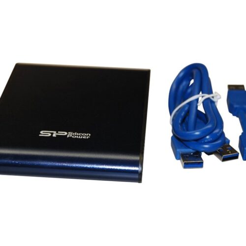 SILICON POWER External HDD Armor A80 1To 2.5p USB 3.2 Blue Shockproof MIL-STD 810F 516.5 Procedure IV Water-resistant IPX7