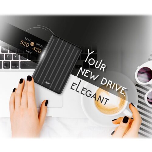 SILICON POWER External SSD Bolt B75 Pro 256Go USB 3.2 Type-C 520/420 Mo/s