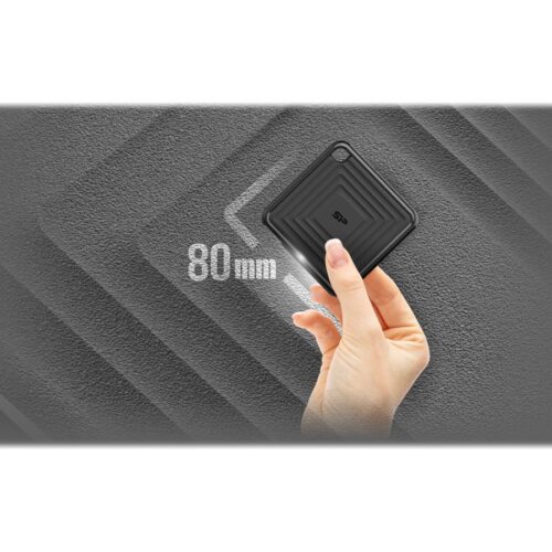 SILICON POWER External SSD PC60 240Go USB 3.2 540/500 Mo/s Black