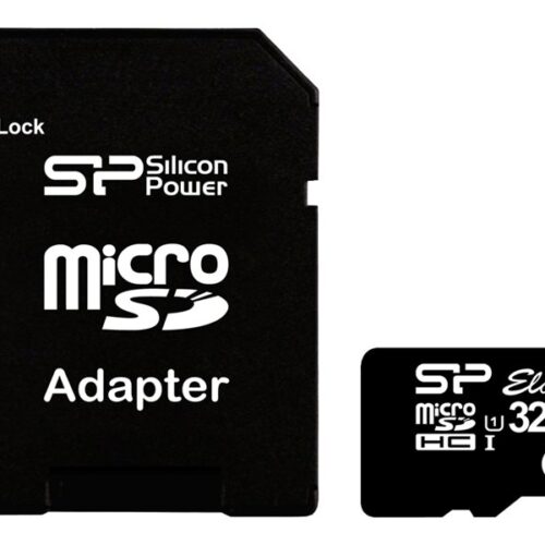 SILICON POWER memory card Micro SDHC 32Go Class 10 + Adapter