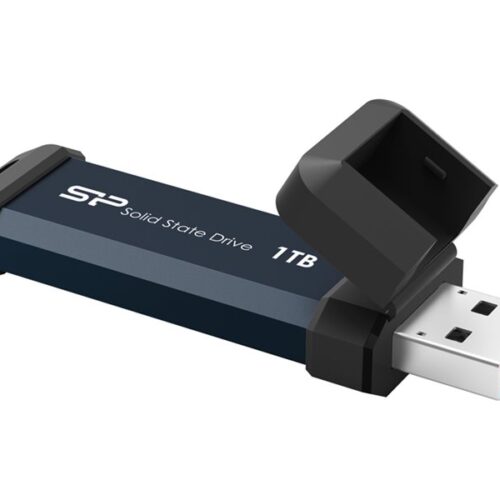 SILICON POWER MS60 1To USB 3.2 Gen2 600/500 Mo/s External SSD Blue